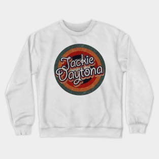 Retro Color Typography Faded Style Jackie Daytona Crewneck Sweatshirt